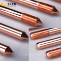 Best Quality Solid Copper Earth Rod Low Price Ground Rod For Earthing System